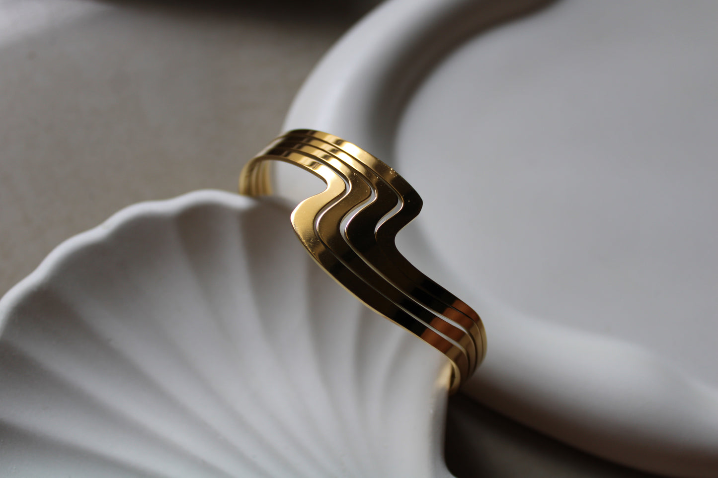 WaveLuxe Stainless Steel Bracelet