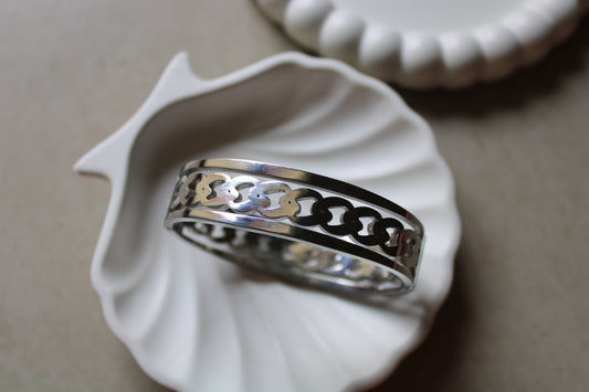 Silver Linklette Stainless Steel Bracelet