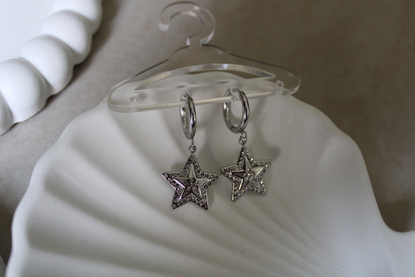 Starlit Stainless Steel Huggies