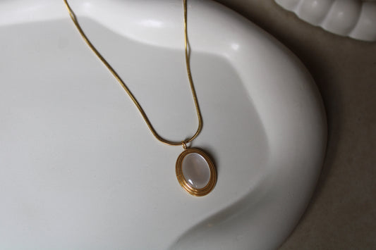 SnowLuxe Stainless Steel Necklace