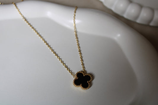 Black Clover Stainless Steel Necklace