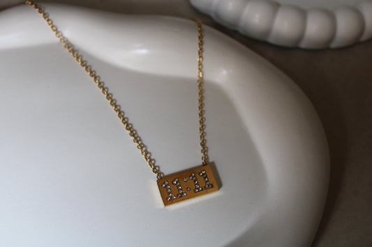 Glam 11:11 Stainless Steel Necklace