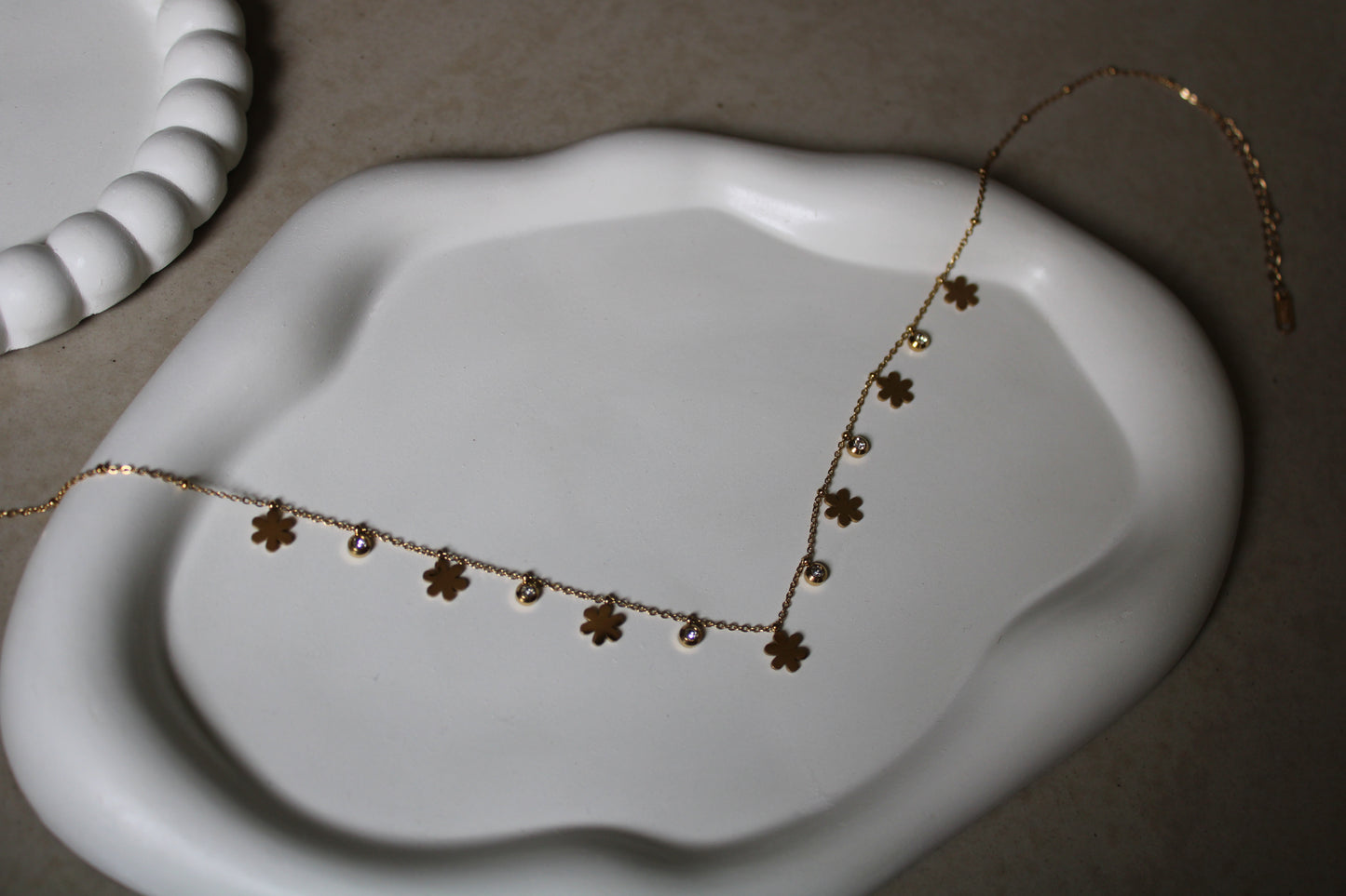 Petal Charms Stainless Steel Necklace