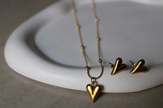 Velvet Heart Stainless Steel Combo