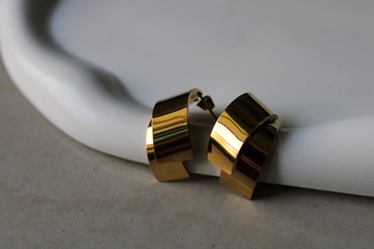 Golden Arc Stainless Steel Hoops