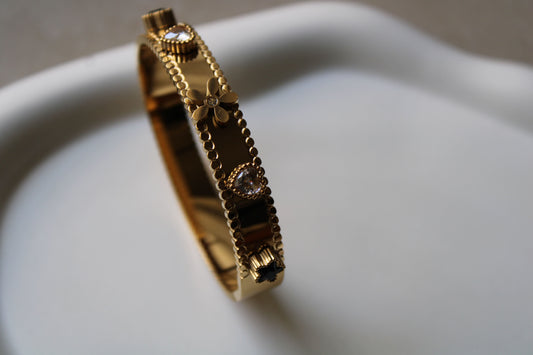 Trio of Grace Stainless Steel Bracelet