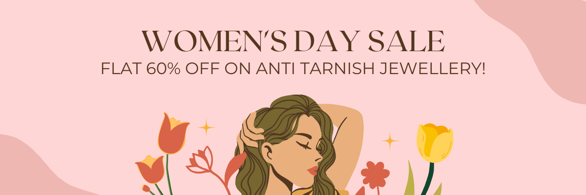 Flat 60% off on Anti Tarnish jewellery