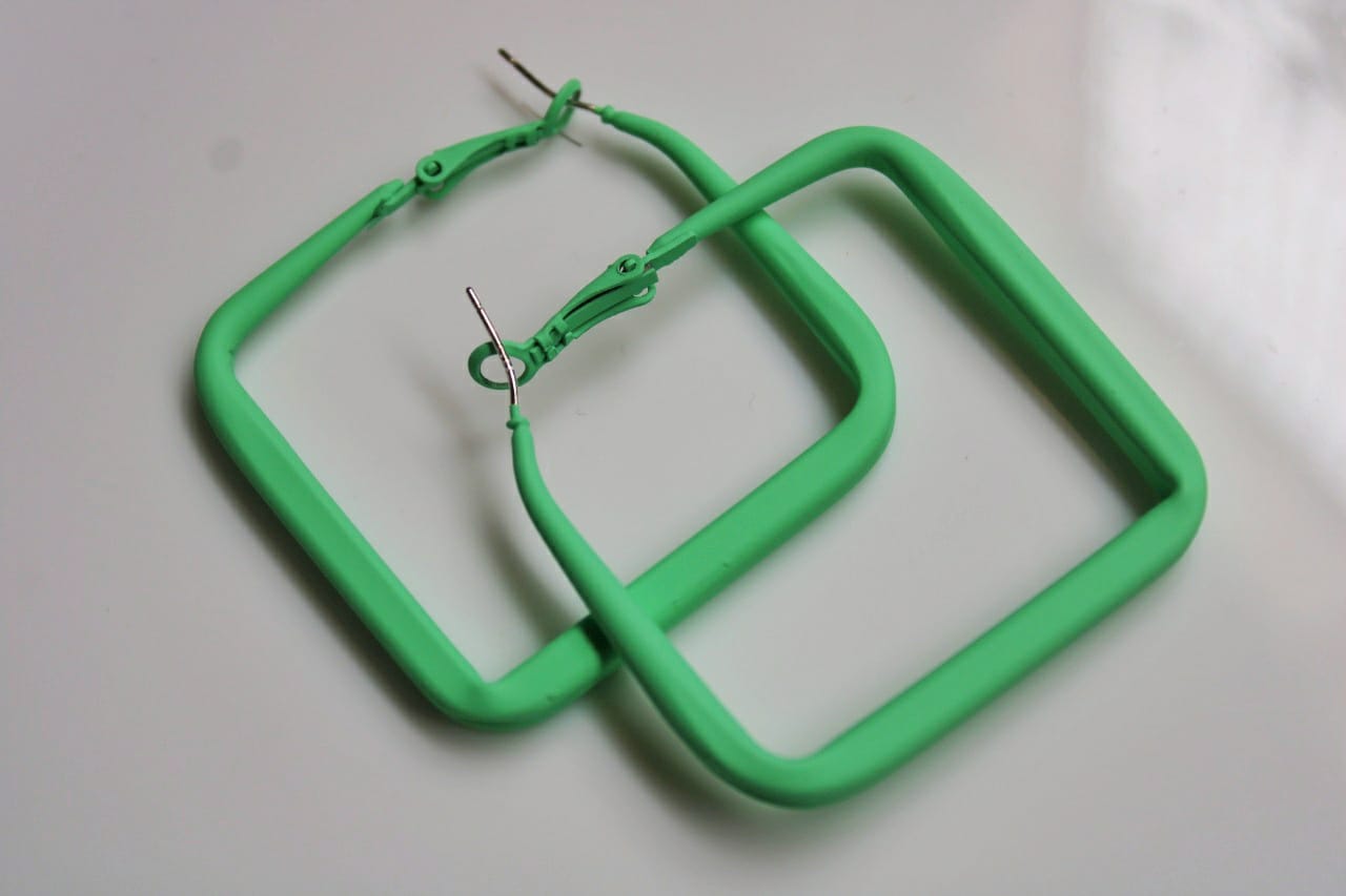 Acrylic Square Earrings