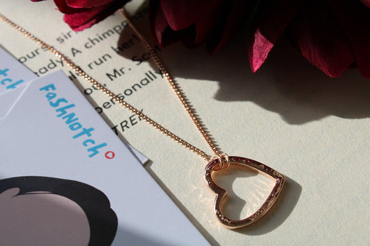 Rose Gold Heart Necklace