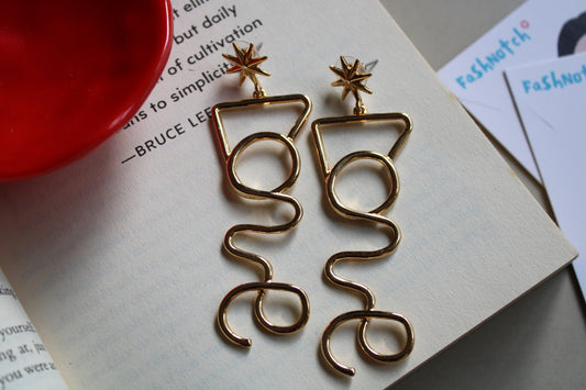 Statement Gold Earrings