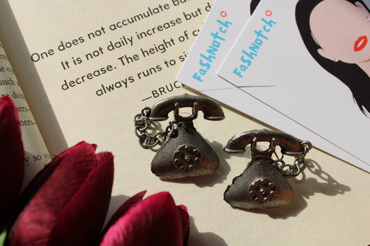 Oxidized Contemporary Earrings