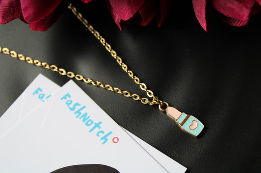 Cute Lipstick Necklace