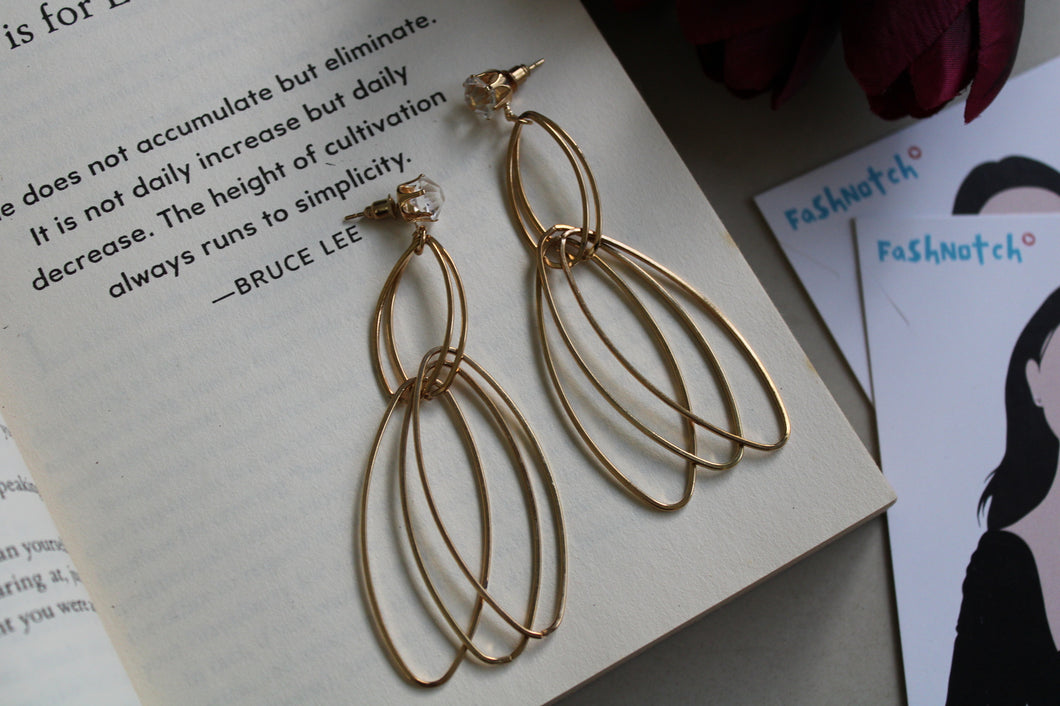 Gold Statement Earrings