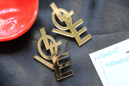 Gold Statement Earrings