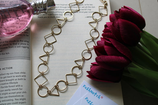 Modern Geometric Necklace
