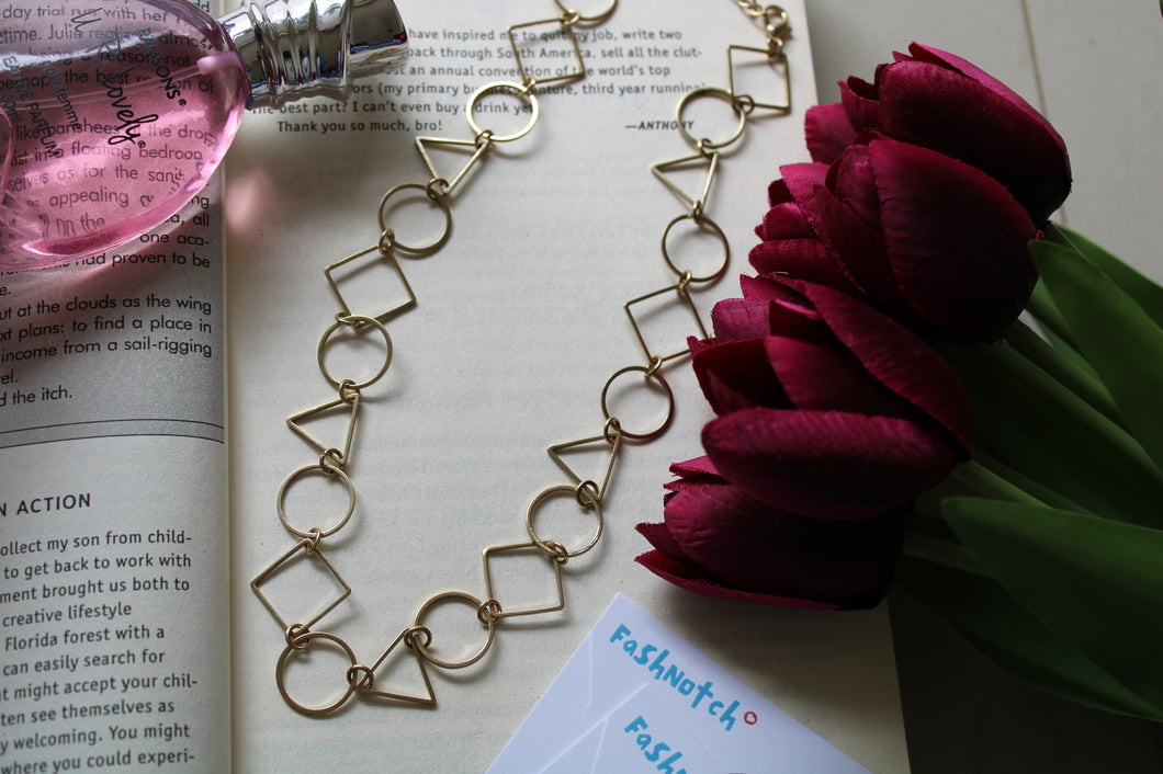 Modern Geometric Necklace