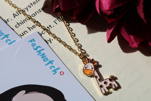 Minimal Giraffe Necklace