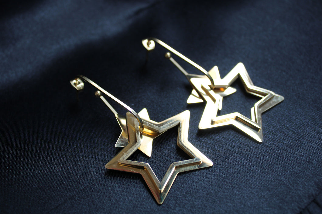 Steel earrings new arrivals