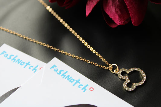 Glam Mickey Mouse Necklace